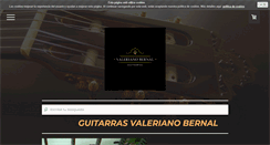 Desktop Screenshot of guitarrasvalerianobernal.com