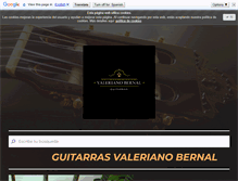 Tablet Screenshot of guitarrasvalerianobernal.com